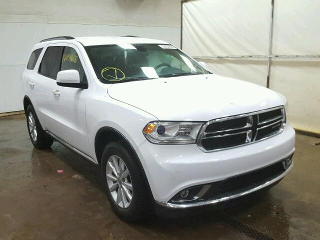 1C4RDJAG5FC121062 - 2015 DODGE DURANGO SX WHITE photo 1