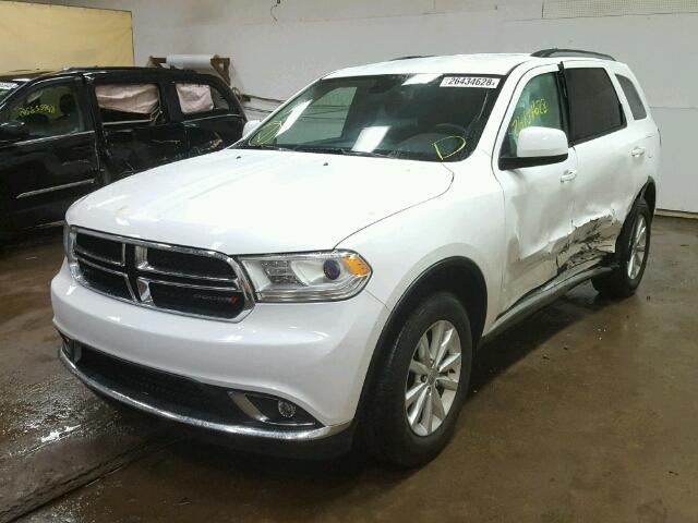 1C4RDJAG5FC121062 - 2015 DODGE DURANGO SX WHITE photo 2