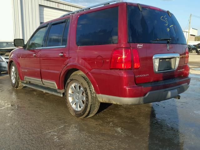 5LMFU27R84LJ16882 - 2004 LINCOLN NAVIGATOR ბურგუნდია ფოტო 3