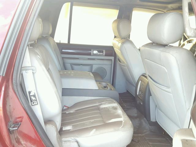 5LMFU27R84LJ16882 - 2004 LINCOLN NAVIGATOR ბურგუნდია ფოტო 6