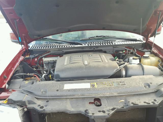 5LMFU27R84LJ16882 - 2004 LINCOLN NAVIGATOR ბურგუნდია ფოტო 7