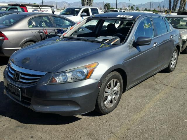 1HGCP2F68BA079643 - 2011 HONDA ACCORD SE GRAY photo 2