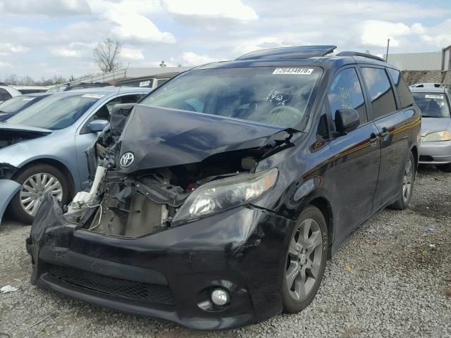 5TDXK3DC7BS064051 - 2011 TOYOTA SIENNA SPO BLACK photo 2