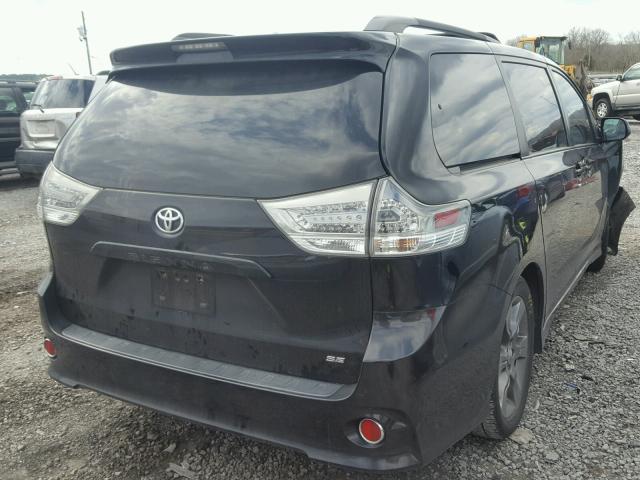 5TDXK3DC7BS064051 - 2011 TOYOTA SIENNA SPO BLACK photo 4