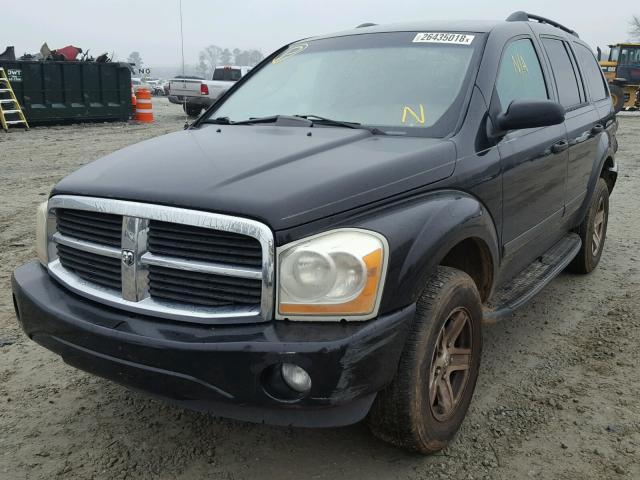 1D4HD48N56F110260 - 2006 DODGE DURANGO SL BLACK photo 2