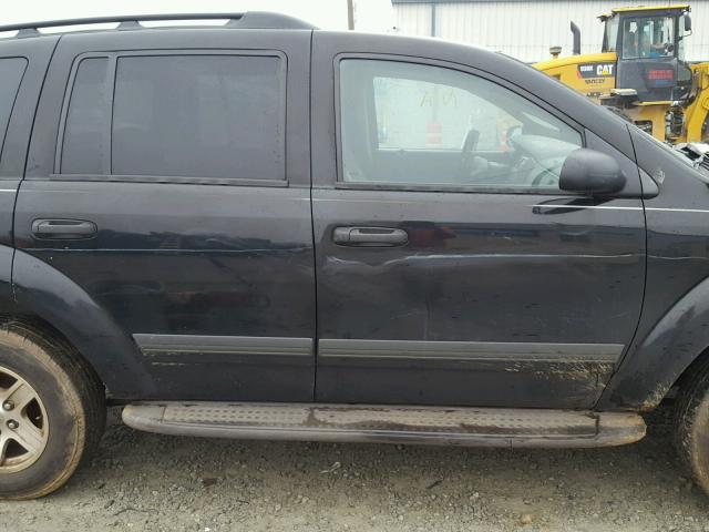 1D4HD48N56F110260 - 2006 DODGE DURANGO SL BLACK photo 9