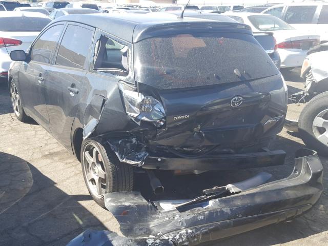 2T1KR32E55C432119 - 2005 TOYOTA MATRIX BLACK photo 3