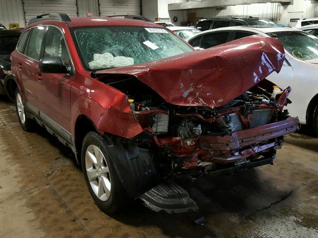 4S4BRCAC9E3288594 - 2014 SUBARU OUTBACK 2. MAROON photo 1