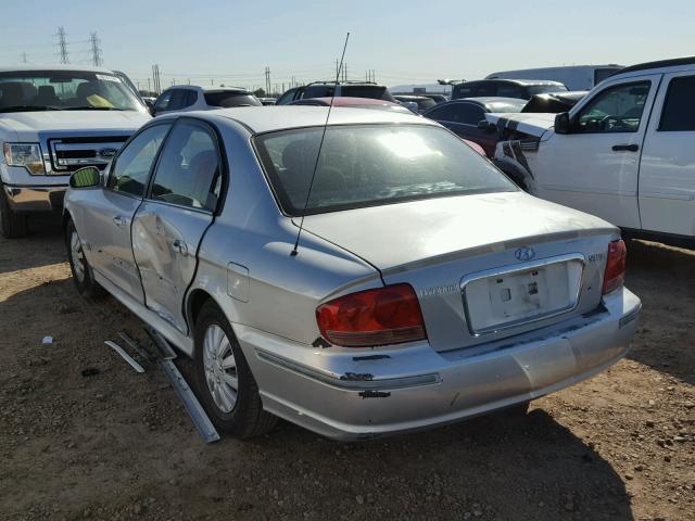 KMHWF25S13A824386 - 2003 HYUNDAI SONATA GL SILVER photo 3