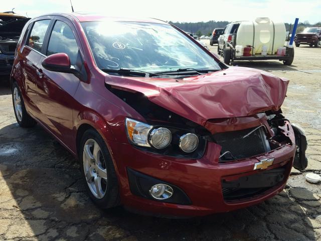 1G1JE6SBXC4187289 - 2012 CHEVROLET SONIC LTZ RED photo 1