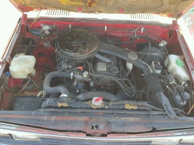 1N6ND01S6GC361717 - 1986 NISSAN 720 RED photo 7