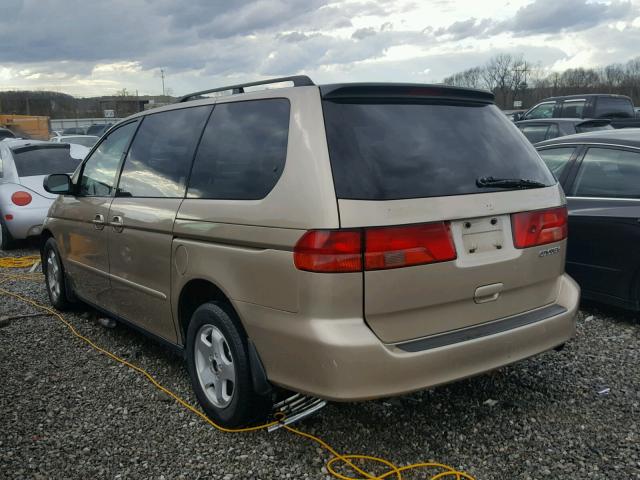 2HKRL1864YH555092 - 2000 HONDA ODYSSEY EX TAN photo 3