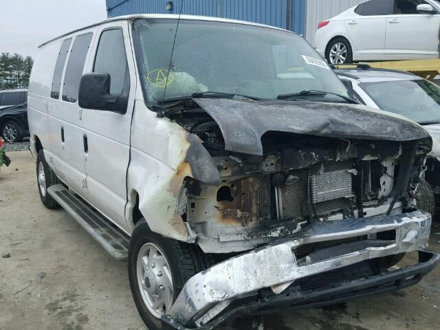 1FTNE2EW9EDA80124 - 2014 FORD ECONOLINE WHITE photo 1