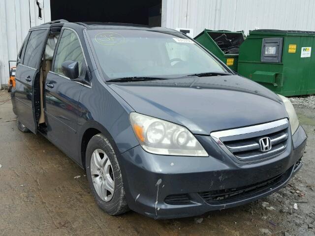 5FNRL38436B062848 - 2006 HONDA ODYSSEY EX GREEN photo 1