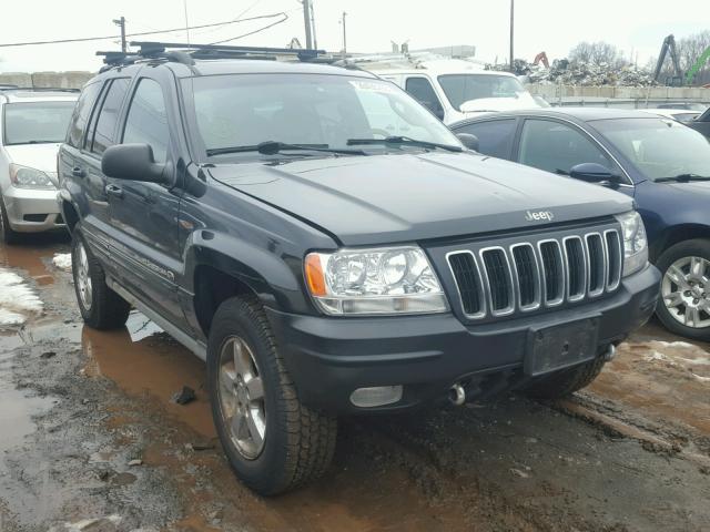 1J8GW68J43C552450 - 2003 JEEP GRAND CHER BLACK photo 1