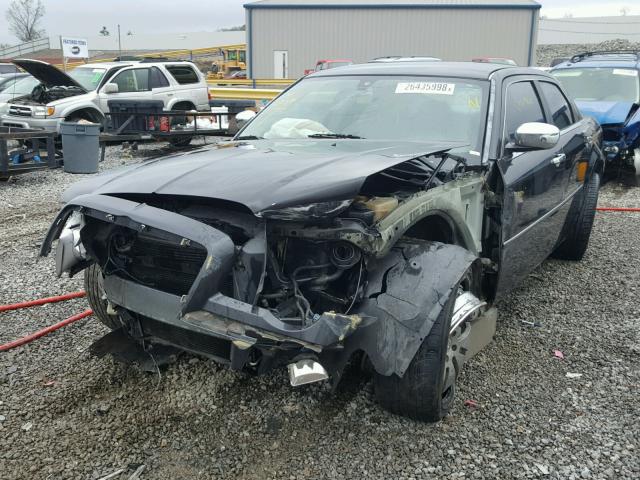 2C3KA63H27H633667 - 2007 CHRYSLER 300C BLACK photo 2