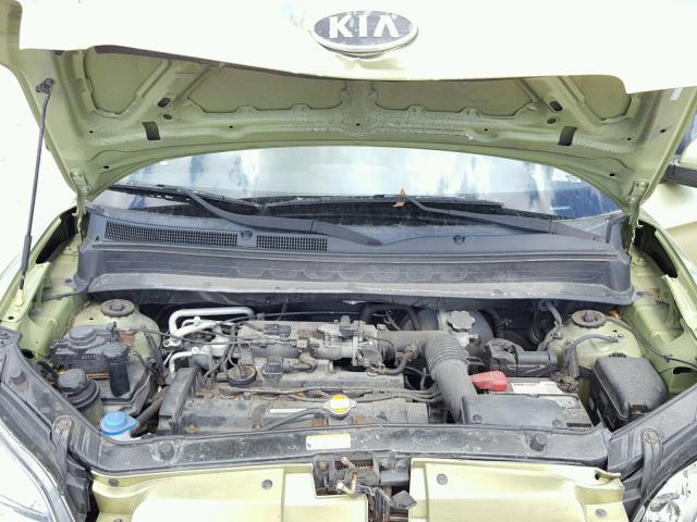 KNDJT2A24A7084484 - 2010 KIA SOUL +/!/S GREEN photo 7