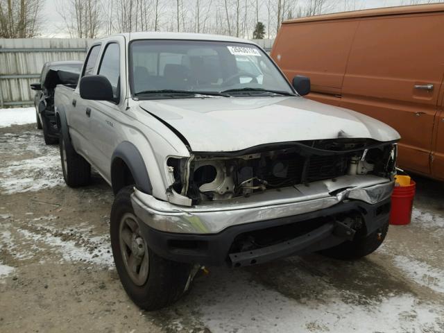 5TEGM92N32Z011335 - 2002 TOYOTA TACOMA DOU SILVER photo 1