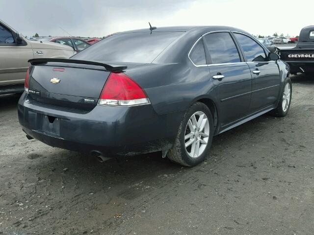 2G1WC5E3XD1222582 - 2013 CHEVROLET IMPALA LTZ BLACK photo 4