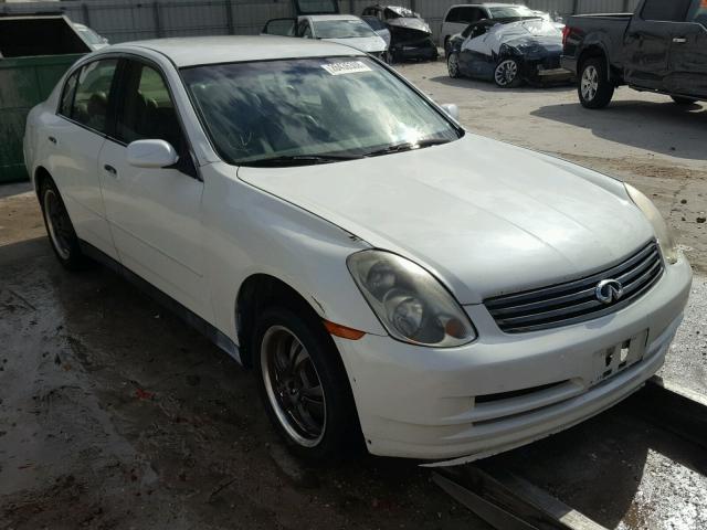 JNKCV51E03M308903 - 2003 INFINITI G35 WHITE photo 1