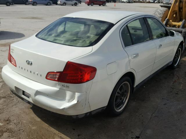 JNKCV51E03M308903 - 2003 INFINITI G35 WHITE photo 4