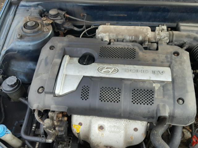 KMHDN45D93U567788 - 2003 HYUNDAI ELANTRA GL BLUE photo 7