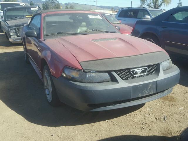 1FAFP4448YF258954 - 2000 FORD MUSTANG RED photo 1