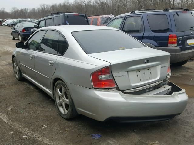 4S3BL616X77211553 - 2007 SUBARU LEGACY 2.5 SILVER photo 3