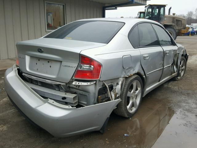 4S3BL616X77211553 - 2007 SUBARU LEGACY 2.5 SILVER photo 4