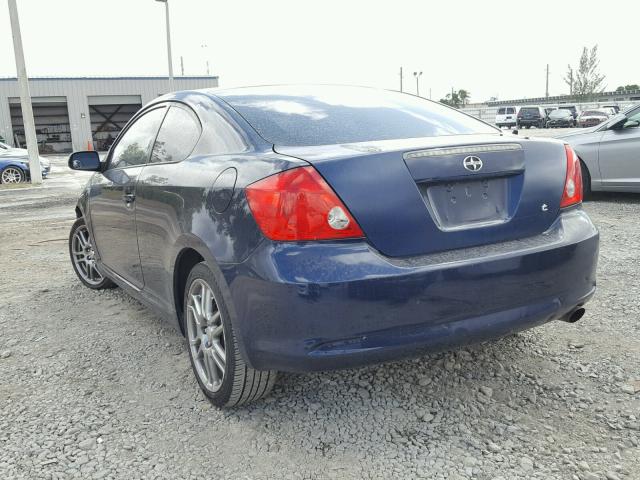 JTKDE167670181668 - 2007 TOYOTA SCION TC 蓝色 照片 3
