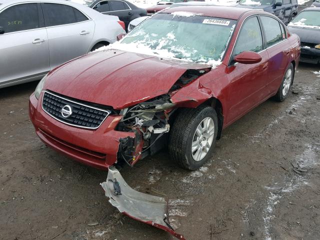 1N4AL11D06C261614 - 2006 NISSAN ALTIMA S RED photo 2