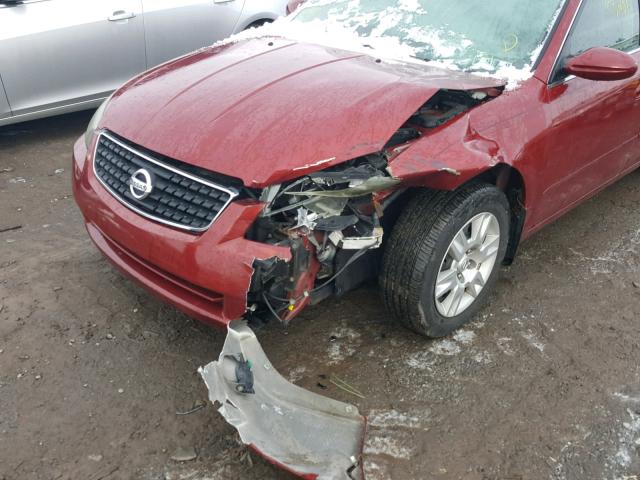 1N4AL11D06C261614 - 2006 NISSAN ALTIMA S RED photo 9