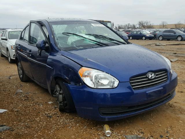 KMHCN46C99U334245 - 2009 HYUNDAI ACCENT GLS BLUE photo 1