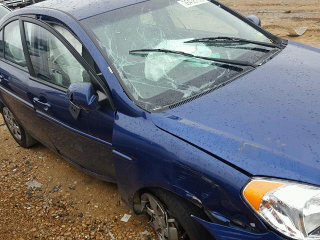 KMHCN46C99U334245 - 2009 HYUNDAI ACCENT GLS BLUE photo 9