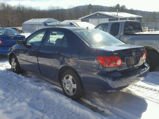 2T1BR32EX7C793994 - 2007 TOYOTA COROLLA CE BLUE photo 3