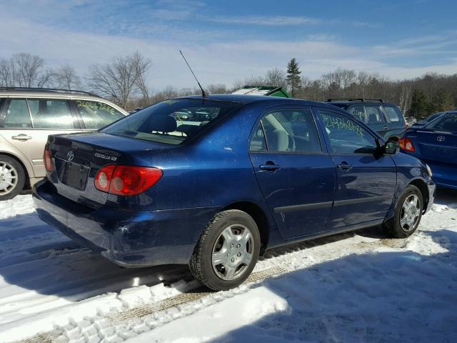 2T1BR32EX7C793994 - 2007 TOYOTA COROLLA CE BLUE photo 4