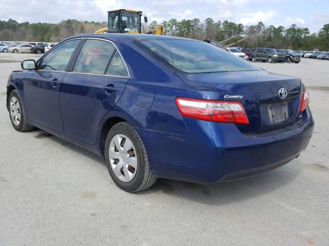 4T1BE46K07U061003 - 2007 TOYOTA CAMRY NEW BLUE photo 3