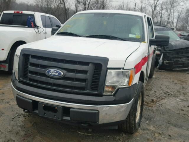 1FTEX1EW6AKE50150 - 2010 FORD F150 SUPER WHITE photo 2