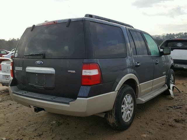 1FMFU18597LA60464 - 2007 FORD EXPEDITION GRAY photo 4