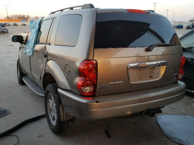 1D8HD58296F116993 - 2006 DODGE DURANGO LI BEIGE photo 3