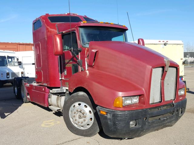 1XKADB9X6SJ642146 - 1995 KENWORTH CONSTRUCTI BURGUNDY photo 1