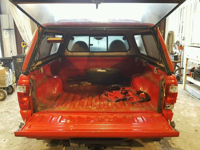 1FTYR11U22TA40596 - 2002 FORD RANGER RED photo 6