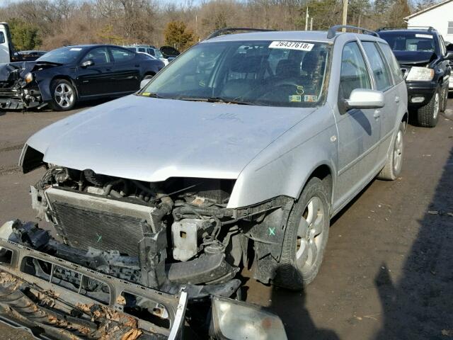 WVWTE61J93W567558 - 2003 VOLKSWAGEN JETTA GLS SILVER photo 2