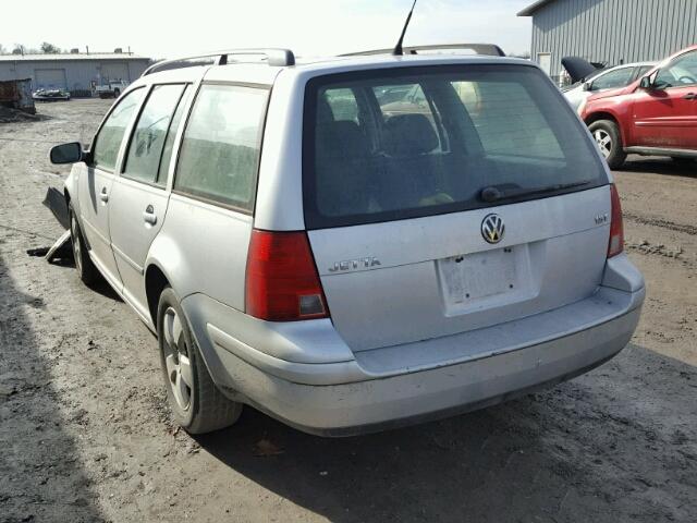 WVWTE61J93W567558 - 2003 VOLKSWAGEN JETTA GLS SILVER photo 3