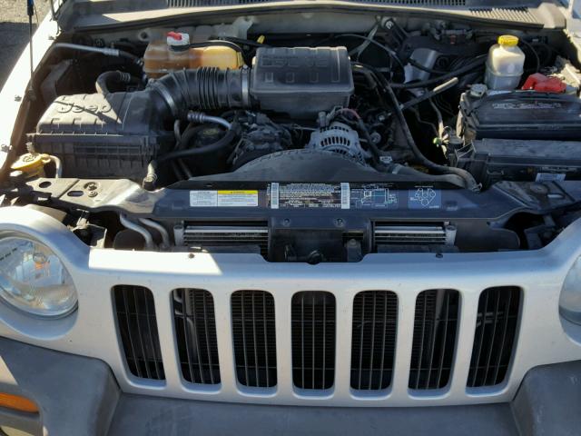 1J4GK48K43W598224 - 2003 JEEP LIBERTY SP SILVER photo 7