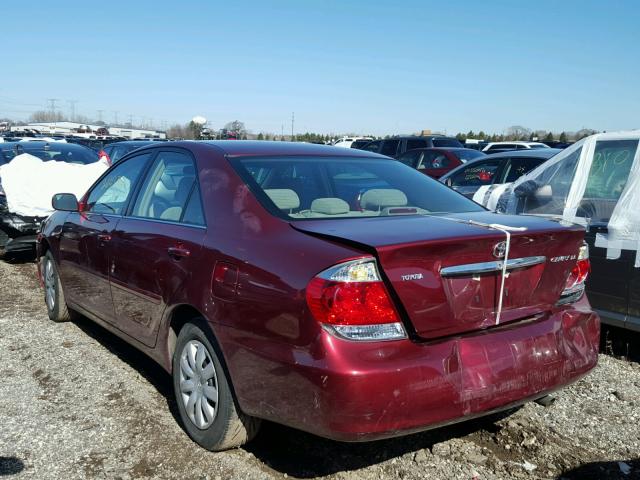 4T1BE32K96U154228 - 2006 TOYOTA CAMRY LE MAROON photo 3