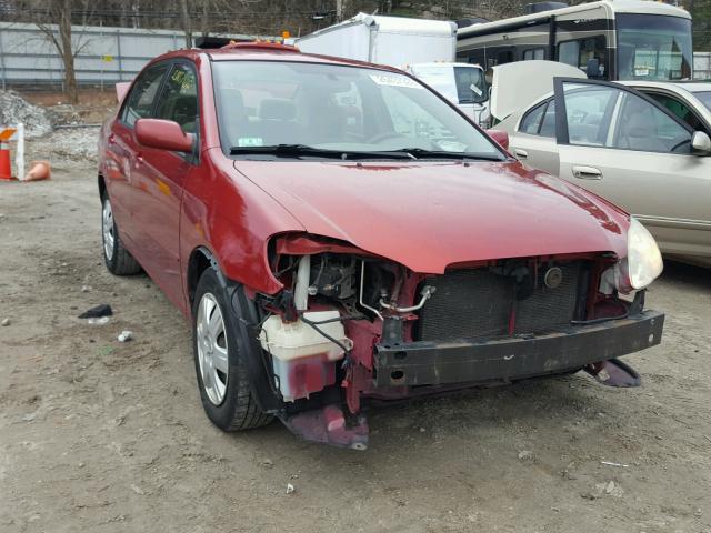 2T1BR30E77C734176 - 2007 TOYOTA COROLLA CE RED photo 1