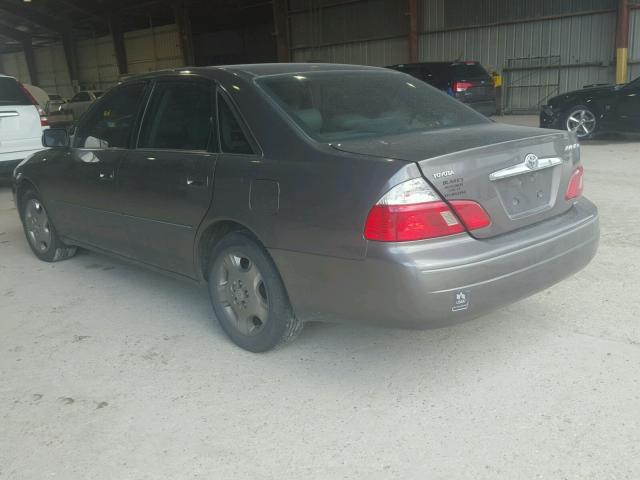 4T1BF28B33U307728 - 2003 TOYOTA AVALON XL GRAY photo 3