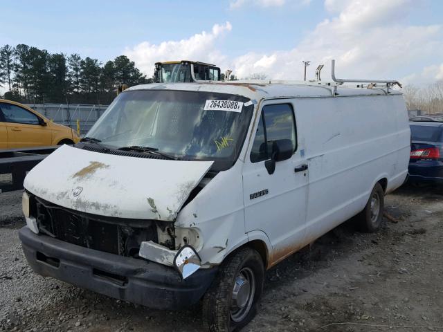 2B7HB21Y4RK184190 - 1994 DODGE RAM VAN B2 WHITE photo 2