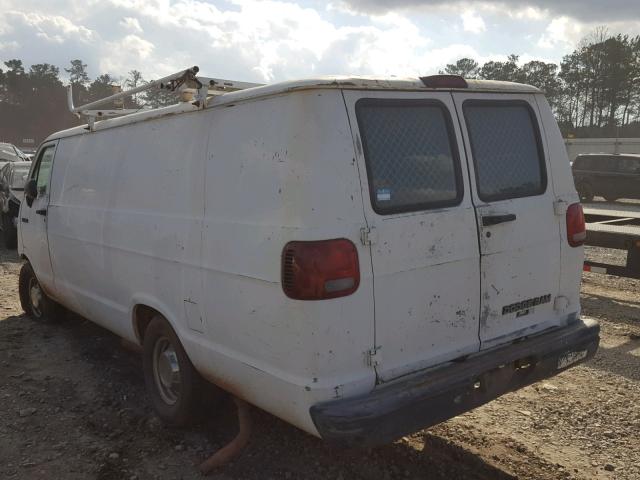 2B7HB21Y4RK184190 - 1994 DODGE RAM VAN B2 WHITE photo 3